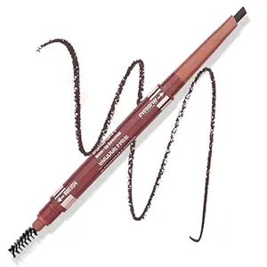 Eyebrow pencil for shaping, filling, and defining brows with precision