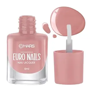 MARS EURO Nail Lacquer | Glossy Gel Finish | Rich Pigmentation | Chip Free | Quick Drying Formula | Long Lasting Nail Polish for Women | (6.0 ml) (Shade-12) Visit the MARS Store