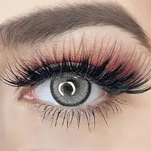 Colored eye contact lenses designed to enhance eye appearance and color