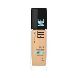 A luxurious frosted glass bottle of liquid foundation with a black pump cap, standing upright on a smooth surface.