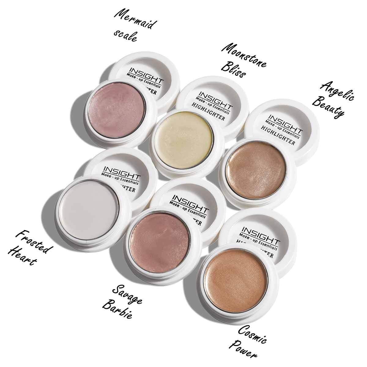 INSIGHT Highlighter for Face & Body - Cosmic Power | Glitter Shimmer Makeup | Creamy, Lightweight, Easy to Blend, Long-Lasting Glow | 3.5g - Image 2