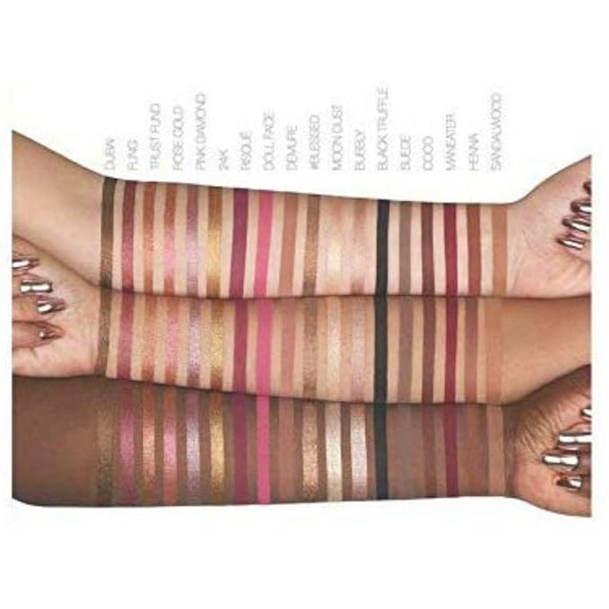 Rose Gold Remastered Eyeshadow Palette (18 Shades), Metallic Finish - Image 2